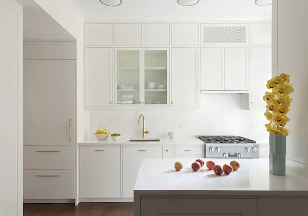 custom white kitchen cabinetry
